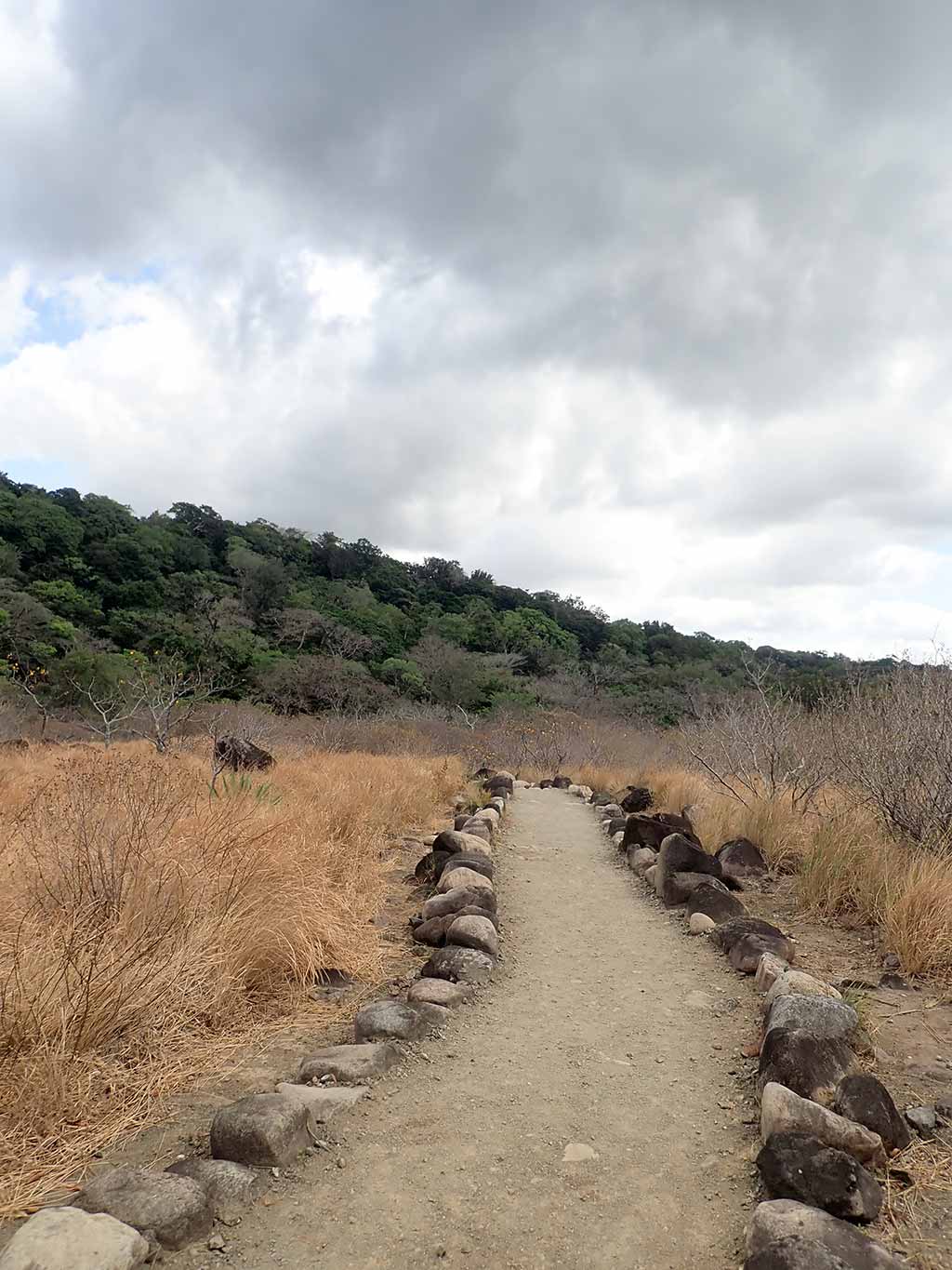 Hiking path through Rincon de la Vieja